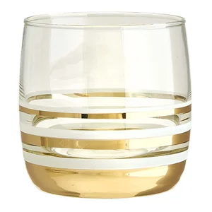 GLASSTAR Набор 6 стаканов, 310 мл LNK9370 Line Gold + краска 3