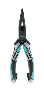 Sturm Длинногубцы, 160мм, CrV сталь, TPE рукоятки, тефлоновое покрытие, 1020-13-3-160