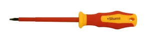Sturm Отвертка плоский шлиц, SL5, 5х125мм, CrV, диэлектрическая 1040-17-SL5-125
