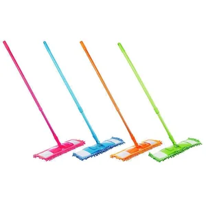 Ramozi Швабра МАКАРОНЫ ручка цветная телескоп., цвета микс 127x40 см RA-1182