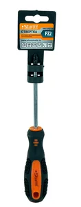 Sturm Отвертка крестовая PZ2х100мм, магнитныйный наконечник, CrV 1040-14-PZ2-100
