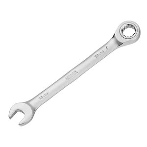 Denzel Ключ комбинированный трещоточный, 13 мм, CrV, матовый хром 14707
