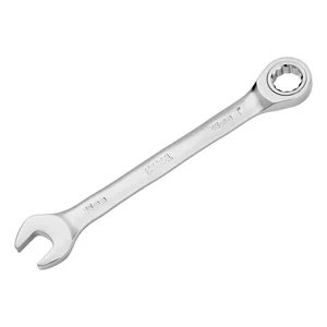 Denzel Ключ комбинированный трещоточный, 16 мм, CrV, матовый хром 14710