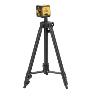 Denzel Лазерный уровень DQB-T, 30 м, зеленый луч, батарейки, штатив 350165