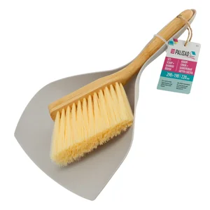 Palisad Набор: совок 290x190 мм и бамбуковая щетка-сметка 220 мм, Home 93572