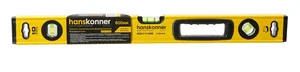 Hanskonner Уровень 600 мм, фрезеров., магнитный, 3 глазка, точность 0.5мм/м, HK2015-01-0600