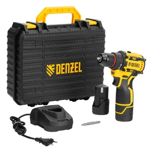 Denzel Дрель-шуруповерт аккумуляторная бесщет. CDH-BL-12, Li-Ion, 12 В 26108