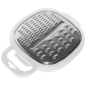 MALLONYТерка GR-228W с контейнером и крышкой, цвет белый (пластик, нерж.сталь) 965016-SK