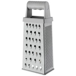 MALLONY Терка четырехгранная MARBLE GRIGIO, окраска: мрамор серый, высота 22 см, софт-тач 310896-SK