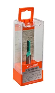 Sturm Фреза пазовая прямая с двойным лезвием dxhxl 6x19x57 мм, хв.8 RB02-081906