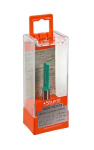 Sturm Фреза пазовая прямая с двойным лезвием dxhxl 8x25x62 мм, хв.8 RB02-082508