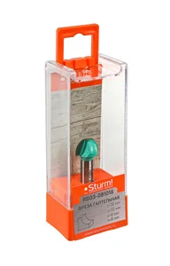 Sturm Пазовая галтельная dxhxl 16x10x45 мм, хв.8 RB03-081016