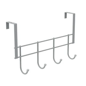 НИКА Вешалка надверная ВНД4/МС матовый серый