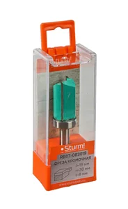 Sturm Фреза кромочная с верхним подшипником dxhxl 19x30x71 мм, хв.8 RB07-083019