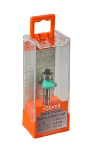 Sturm Фреза кромочная калевочная с подшипником 12,7 мм, dxhxl 20x8x52 мм, хв.8 RB09-080820