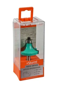 Sturm Фреза кромочная калевочная с подшипником 12,7 мм, dxhxl 38,1x19x63 мм, хв.8 RB09-081938