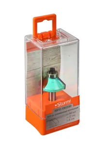 Sturm Фреза кромочная конусная с подшипником dxhxl 30x12x57 мм, хв.8 RB10-081230