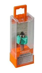 Sturm Фреза фальцевая с подшипником dxhxl 25x13x57 мм, хв.8 RB12-081325