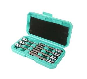 Sturm Набор головок TORX 3/8", 110мм, T25-60, 7шт, пластиковый кейс, СrV 1045-18-T7-110