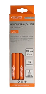 Sturm Набор карандашей малярных 12шт, длина 175мм, 1090-06-KM12