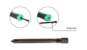 Sturm Кернер 80мм, CrV сталь, резьба 7мм, оксидированный, серия Кулибин, 1090-09-080