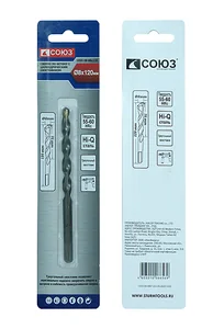 Союз Сверло по бетону, 8x120, твердосплавная напайка BK8, треугольный хвостовик, 1055-08-08x120