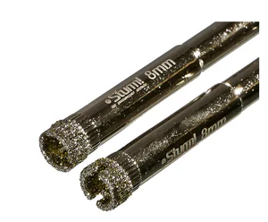 Sturm Коронка алмазн. По керам. Плитке и стеклу 8 х 55 мм, 2 шт., блистер, 1055-09-0855