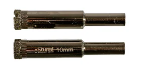 Sturm Коронка алмазн. По керам. Плитке и стеклу 10 х 55 мм, 2 шт., блистер, 1055-09-1055