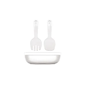 DD STYLE Салатник 3л КРИСТАЛЛ с приборами для сервировки 10731