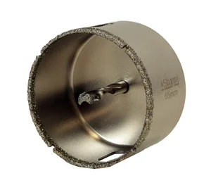 Sturm Коронка алмазная по керамограниту 65 х 70 мм,3гр. Хв., с центрир. Cверл. 1055-10-6570