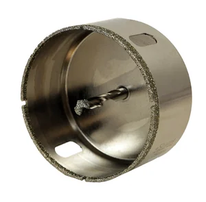 Sturm Коронка алмазная по керамограниту 75 х 70 мм,3гр. Хв., с центрир. Cверл. 1055-10-7570