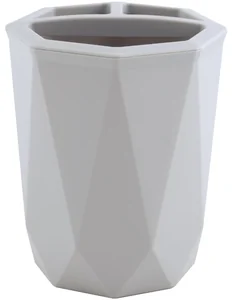 М-ПЛАСТИКА Подставка для зубных щеток ПРИЗМА М 2242 серый