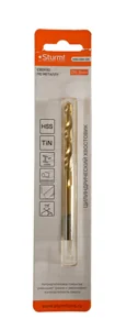 Sturm Сверло по металлу 6,8х109 мм, сталь HSS, нитридтитан., 118° ,блистер 1 шт 1055-068-109
