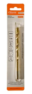 Sturm Сверло по металлу 10х133 мм, сталь HSS,нитридтитан., 118° ,блистер 1 шт 1055-100-133