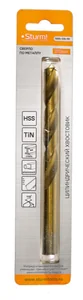 Sturm Сверло по металлу 12х151 мм, сталь HSS, нитридтитан., 118° ,блистер 1 шт 1055-120-151