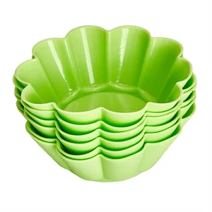 ALPENKOK Набор из 6-ти формочек для кексов 7,5×4 см AK-6056S/6 зеленый