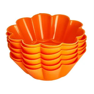 ALPENKOK Набор из 6-ти формочек для кексов 7,5×4 см AK-6056S/6 оранжевый