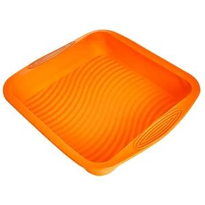 ALPENKOK Форма для выпечки 24×24×3,5 см AK-6069S оранжевый