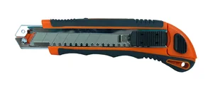 Sturm Нож строительный 18мм, 3 доп. лезвия, дополнительный фиксатор, 1076-08-05