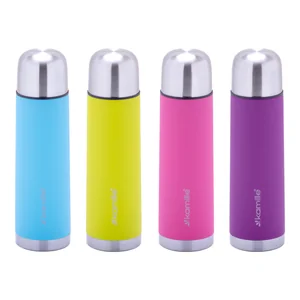 Kamille Термос 500 мл. из нержавеющей стали с прорезиненным покрытием KM-2001A