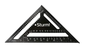 Sturm Угольник Свенсона 300мм, алюминиевый сплав, чёрная оксидация, белая шкала 2020-07-300