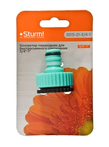 Sturm Коннектор-переходник для быстросъемного соединения 3/4"-1" 3015-21-3/4-1