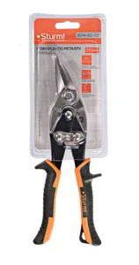 Sturm Ножницы по металлу, правый рез, 2-х рычажная система для облегчения реза, 1074-02-02
