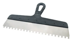 СОЮЗ Шпатель, 350 мм, нержавеющая сталь, зуб 6х6 мм, пластиковая рукоятка, 8051-45-350-6FC