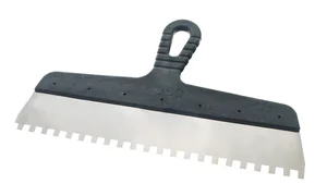 СОЮЗ Шпатель, 350 мм, нержавеющая сталь, зуб 8х8 мм, пластиковая рукоятка, 8051-45-350-8FC