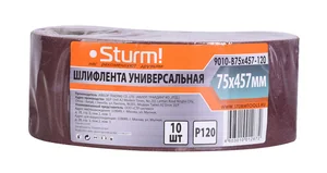 Sturm Шлифлента, 76x533мм, Р120, 10 шт, 9010-B76x533-120