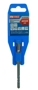 Союз Бур SDS+ 06x110 мм с твердосплавной напайкой, СПИРАЛЬ S4 , 9019-SDS-06x110C