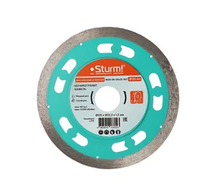 Sturm Алмазный диск 125x22,23 Ультратонкий 1,1 мм, ЭКСПЕРТ по кафелю, 9020-04-125x22-SST