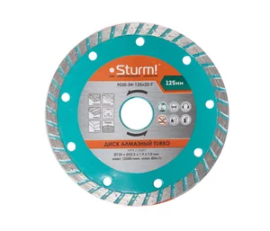 Sturm Алмазный диск, сухая/влажная резка, "Турбо" 125мм 9020-04-125x22-T
