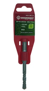 БОЕКОМПЛЕКТ Бур SDS+ 08х110 плоский резец ВК8 спираль S4 B9019-F08-110